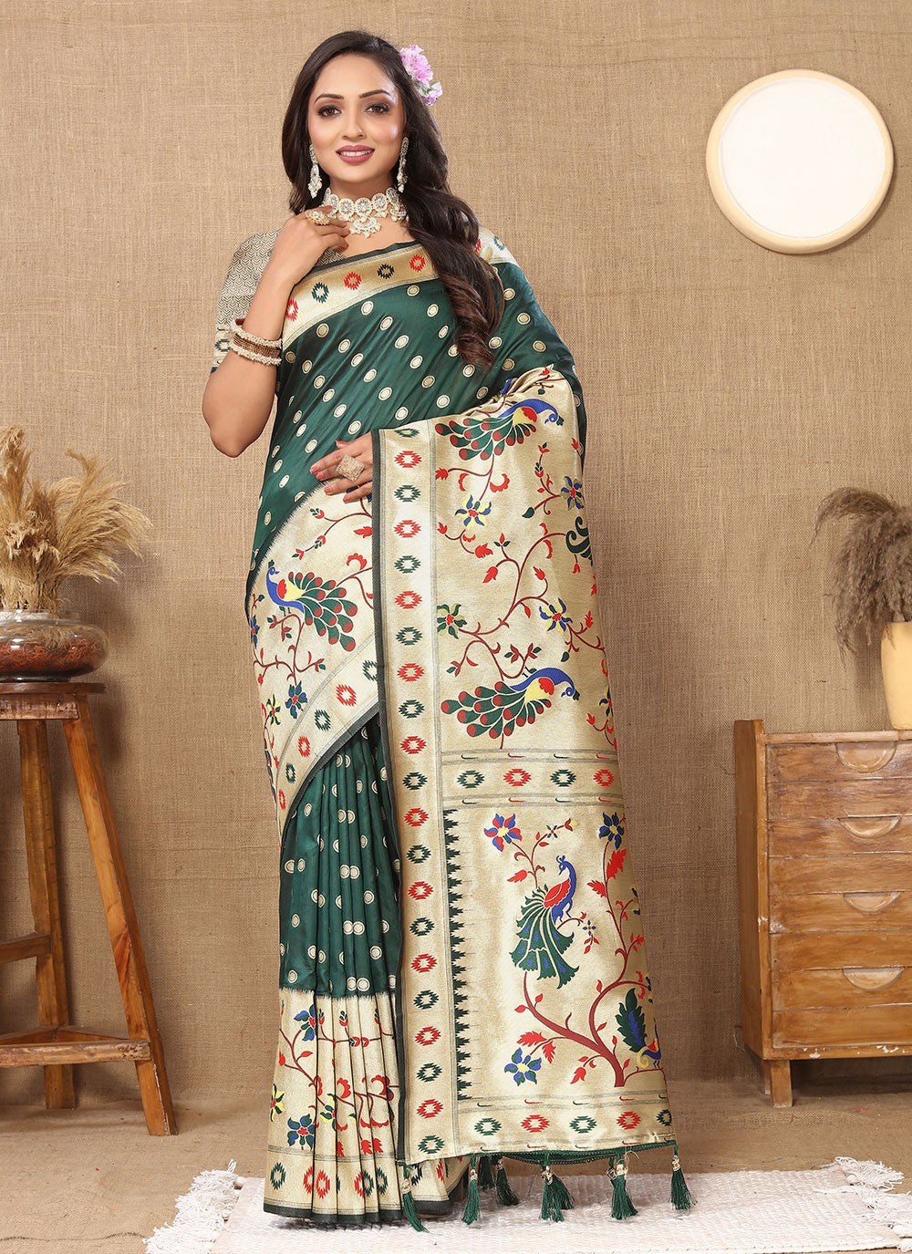 Classic Weaving Zari Silk Saree - S5622