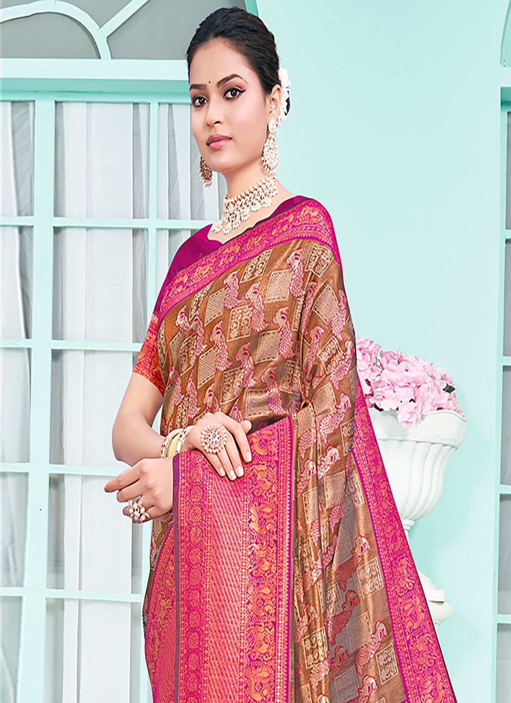 Classic Woven Silk Saree - S6605