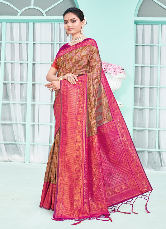 Classic Woven Silk Saree - S6605