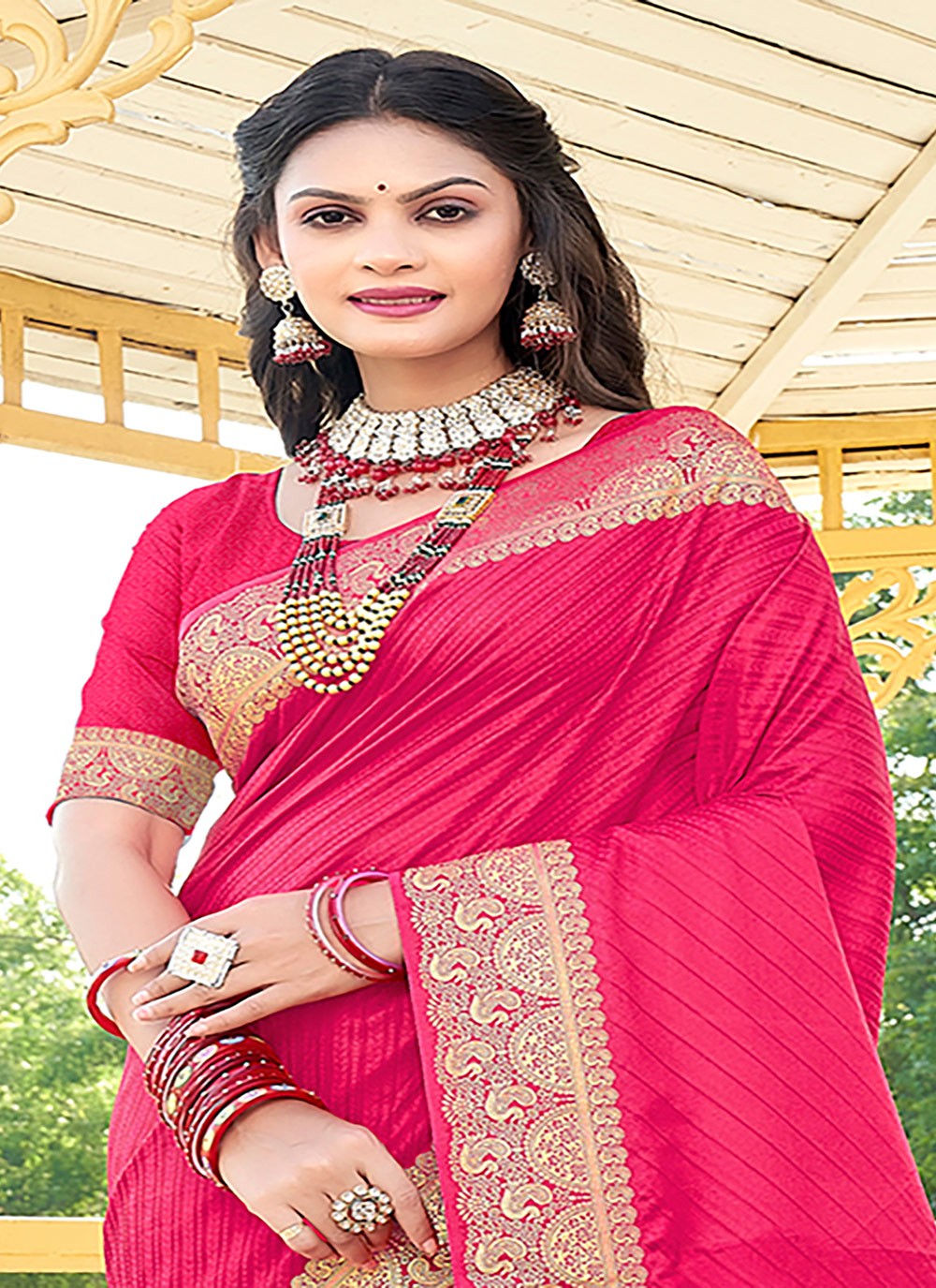 Traditional Weaving Zari Silk Saree - S6658