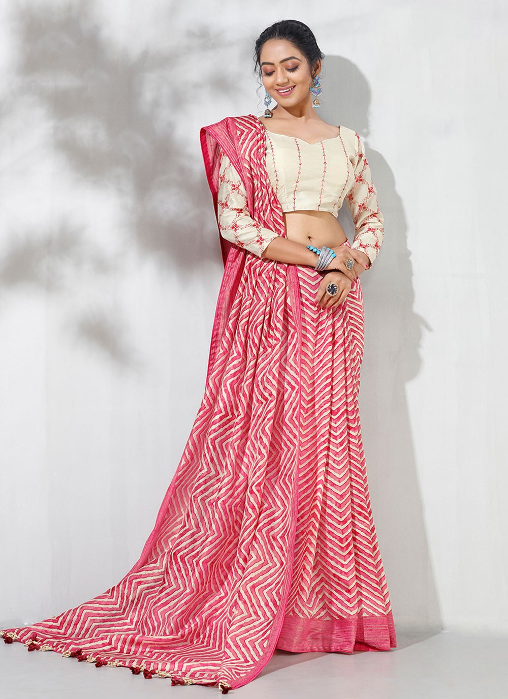 Classic Printed Silk Saree - S6800