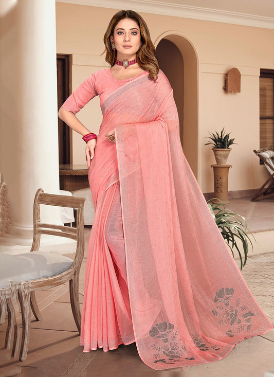 Trendy Stones Silk Saree - S3369