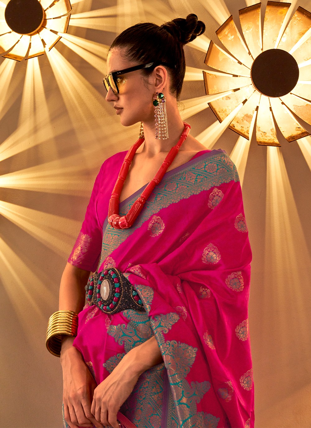 Classic Weaving Zari Silk Saree - S3178
