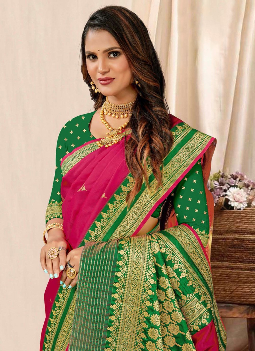 Traditional Woven Silk Saree - S7364