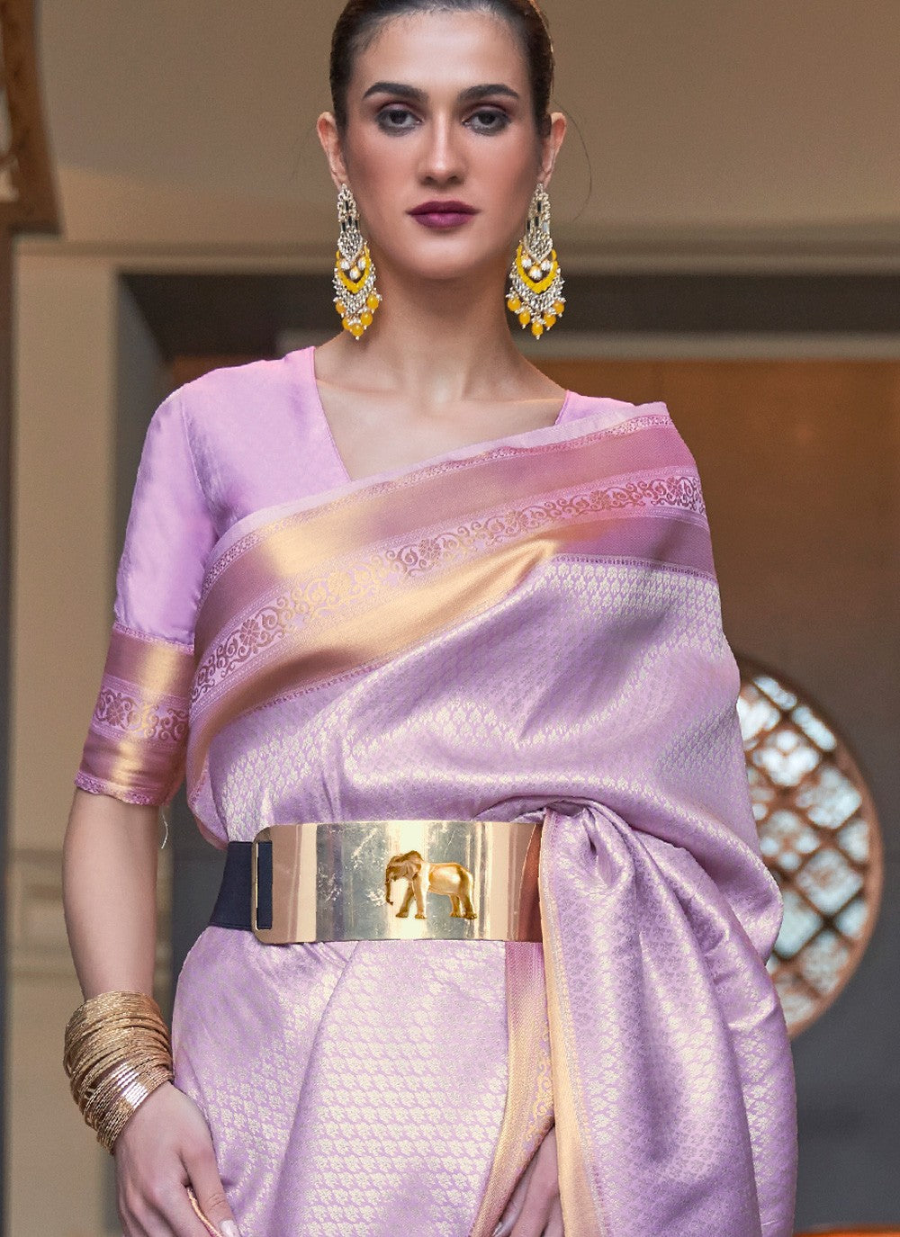 Classic Weaving Zari Silk Saree - S3672