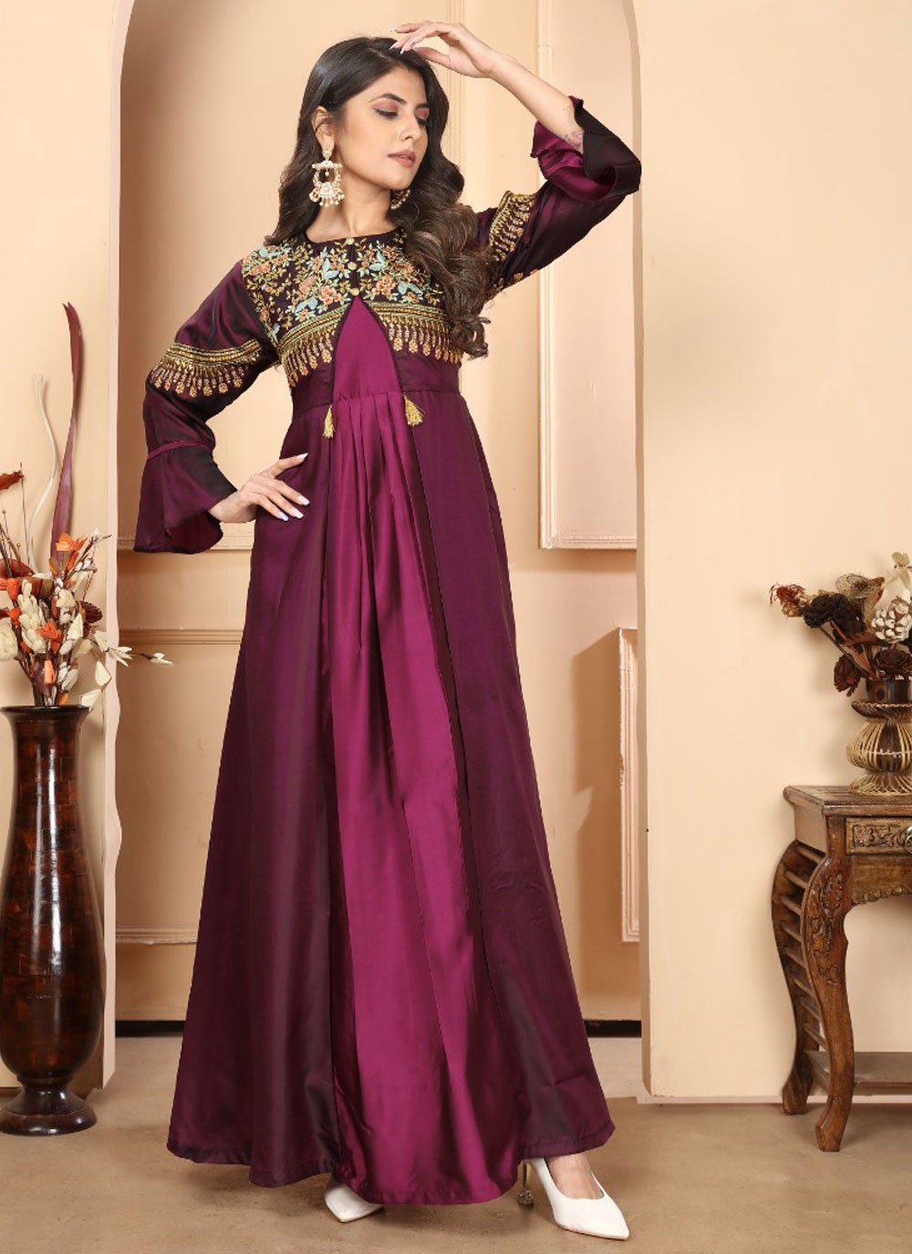 Silk Gown - G1447