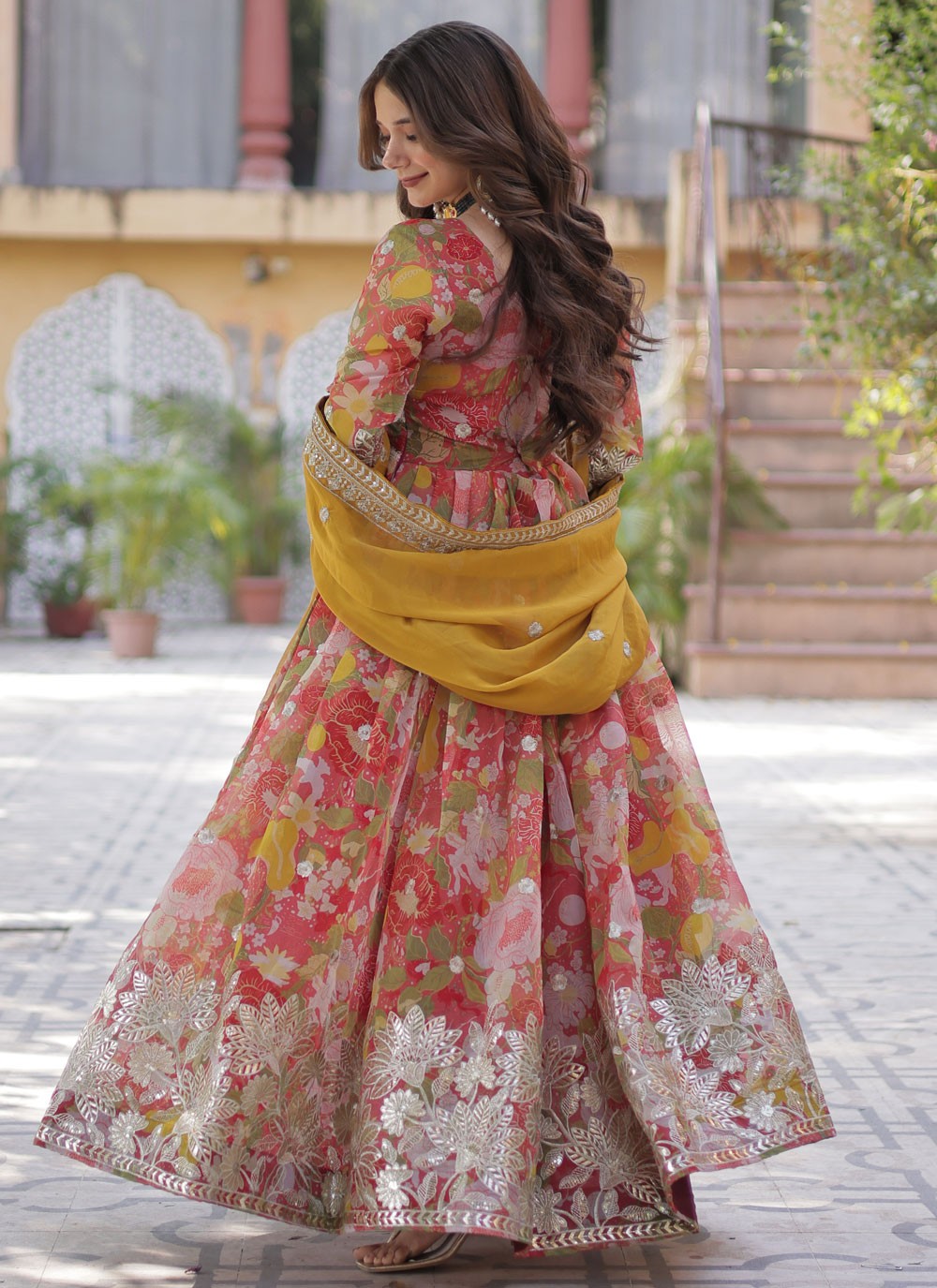 Silk Festival, Mehandi & Sangeet Gown G19881