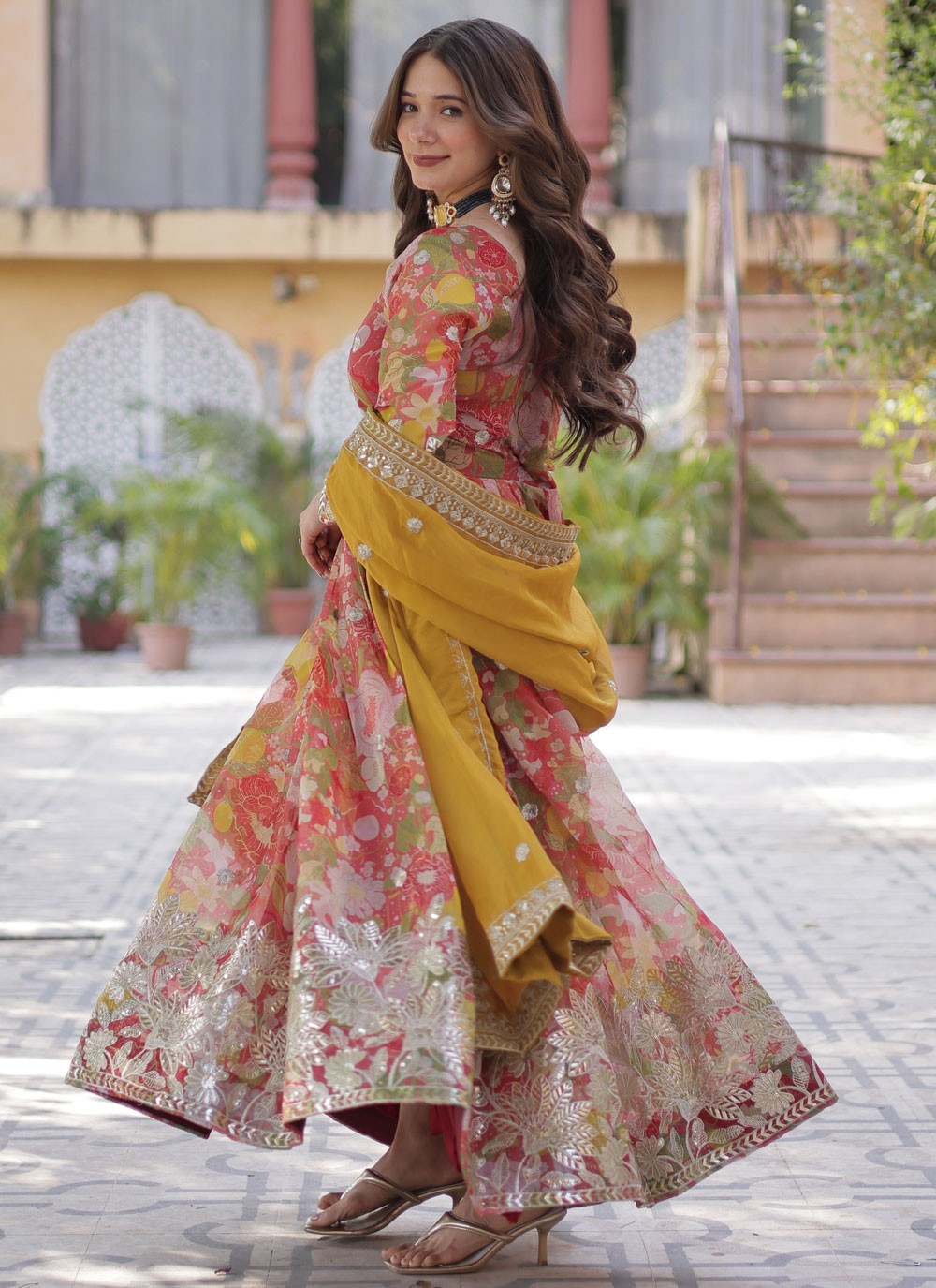 Silk Festival, Mehandi & Sangeet Gown G19881