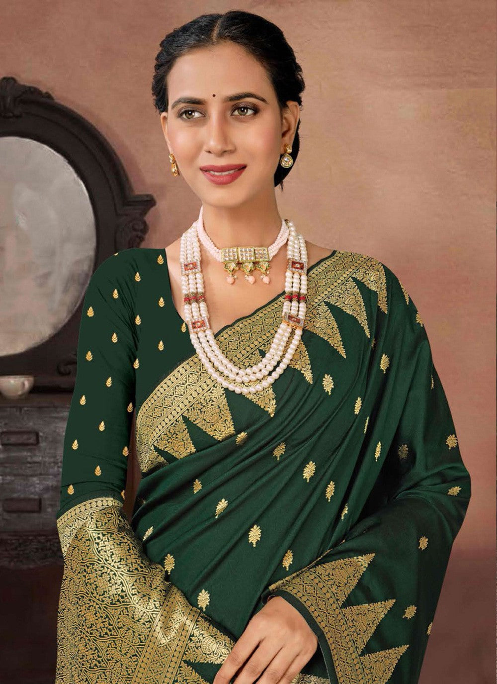 Traditional Woven Silk Saree - S7336