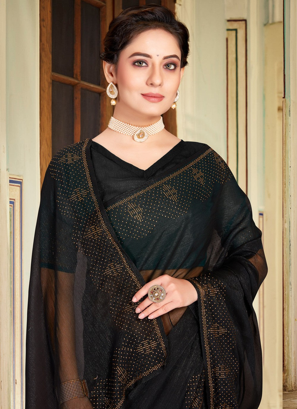 Classic Stones Silk Saree - S3780