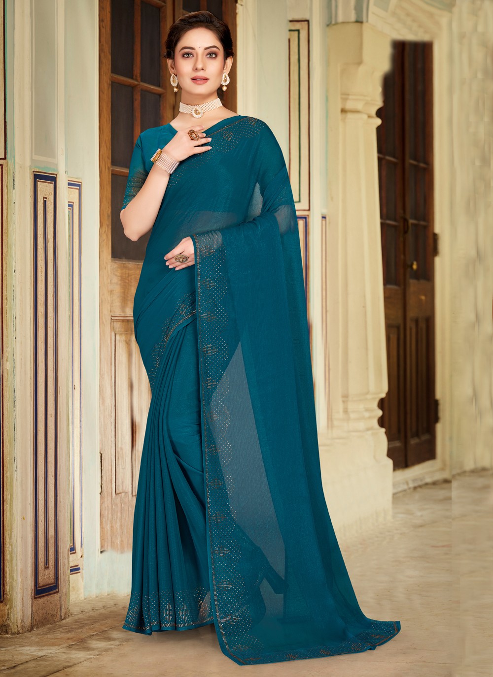 Classic Stones Silk Saree - S3780