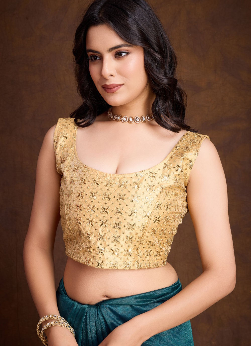 Classic Border Work Silk Saree - S8363