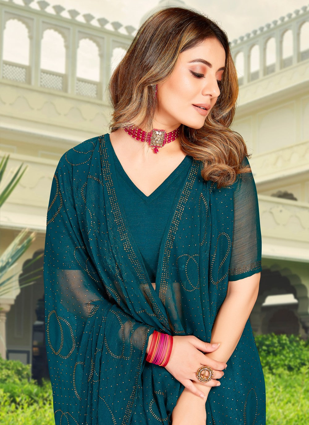 Classic Stones Silk Saree - S3780