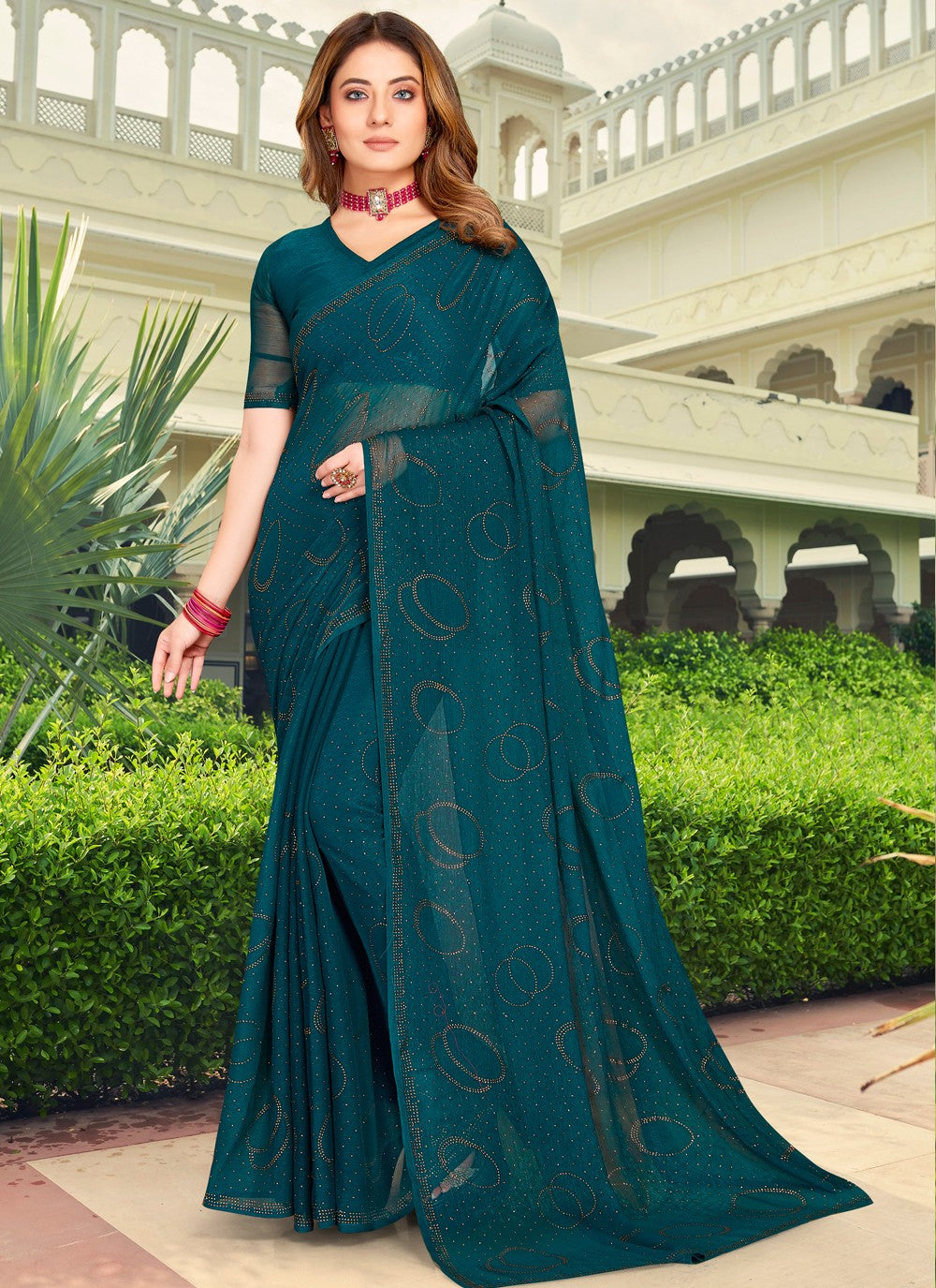 Classic Stones Silk Saree - S3780