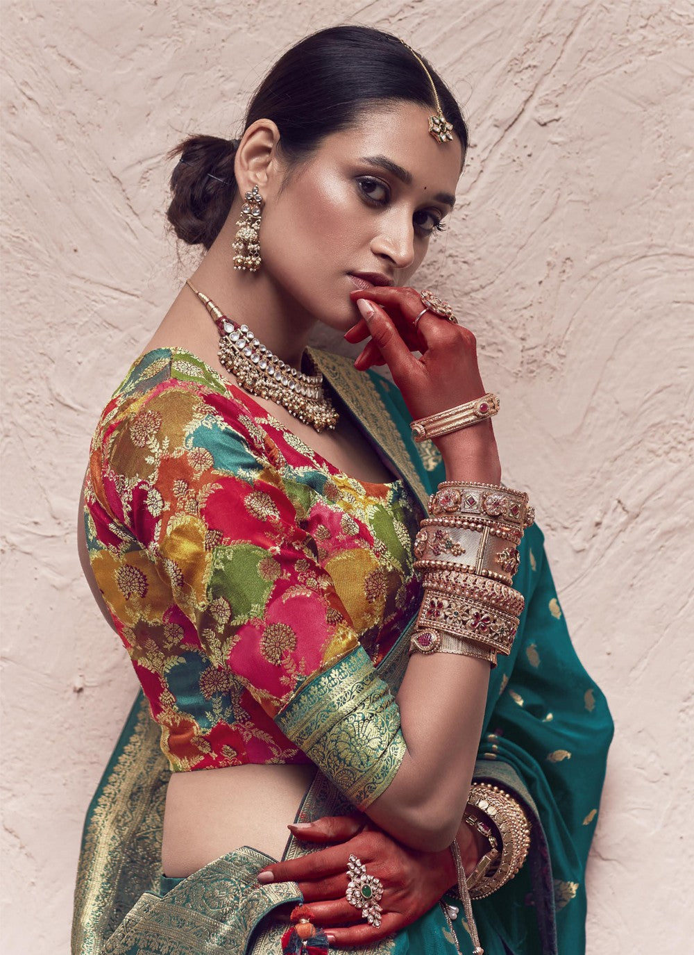 Saree Weaving Zari Pure Crepe, Silk Saree - S3721