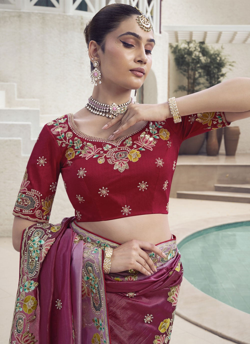 Classic Cord Silk Saree - S8517