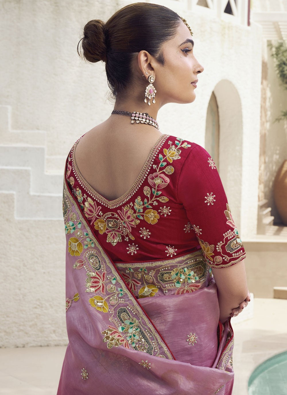 Classic Cord Silk Saree - S8517