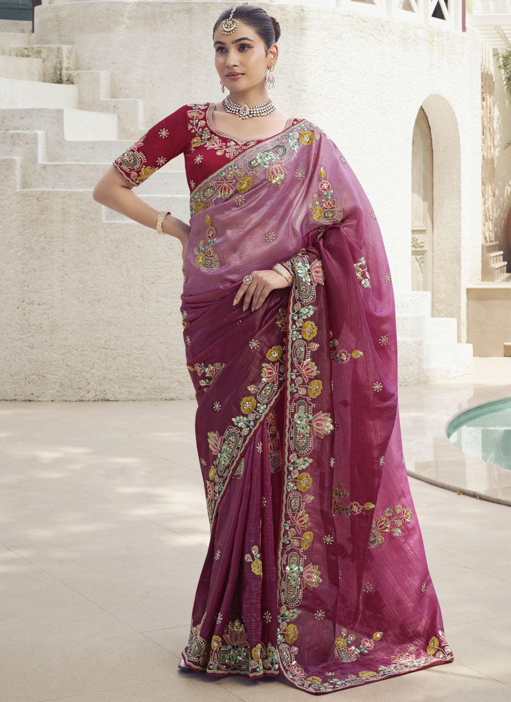 Classic Cord Silk Saree - S8517