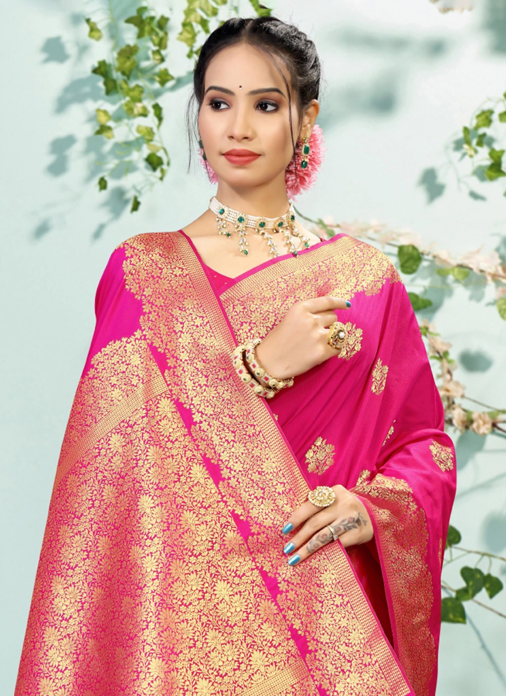 Classic Woven Silk Saree - S7371