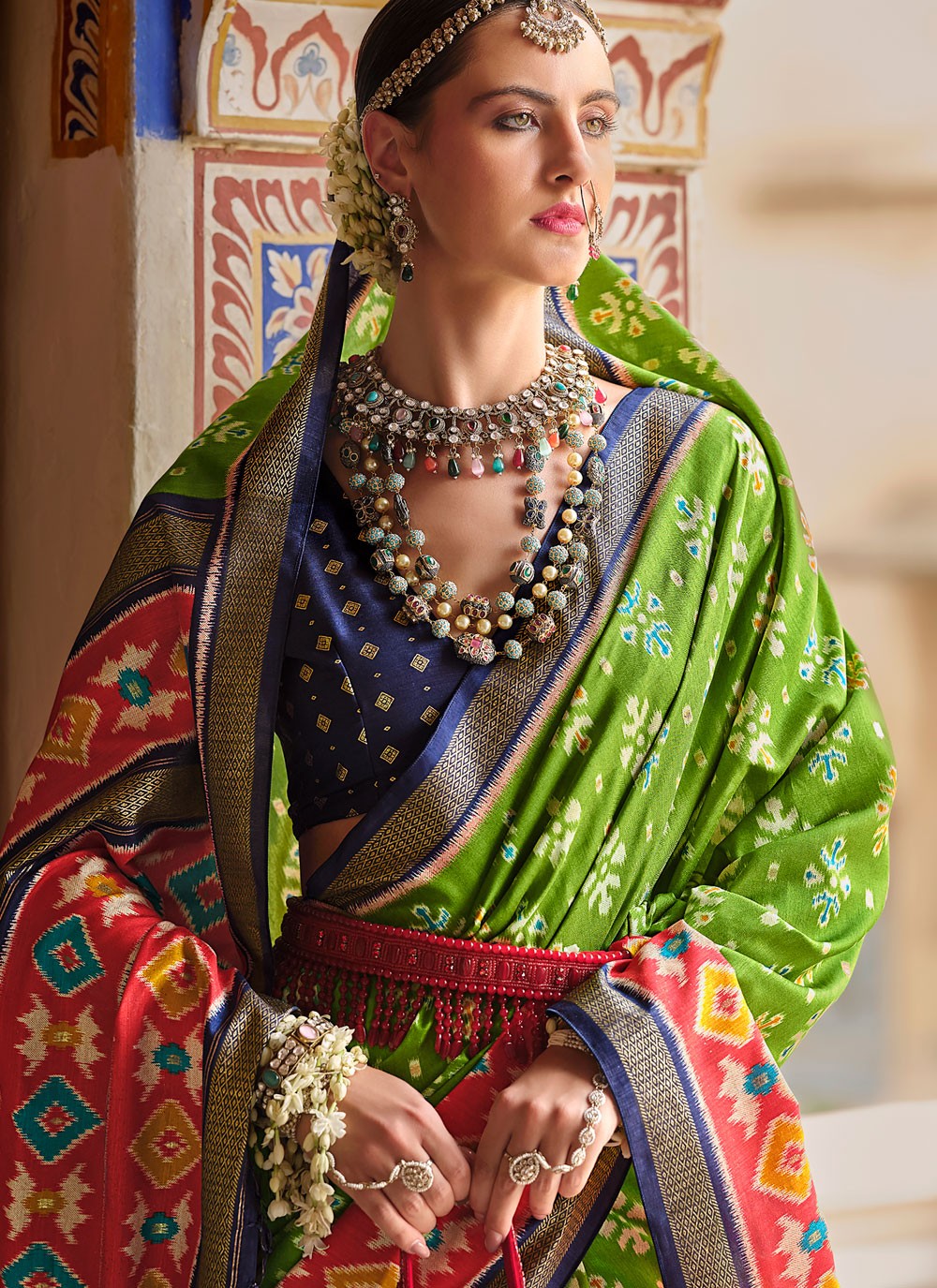 Classic Fancy Work Silk Saree - S8555