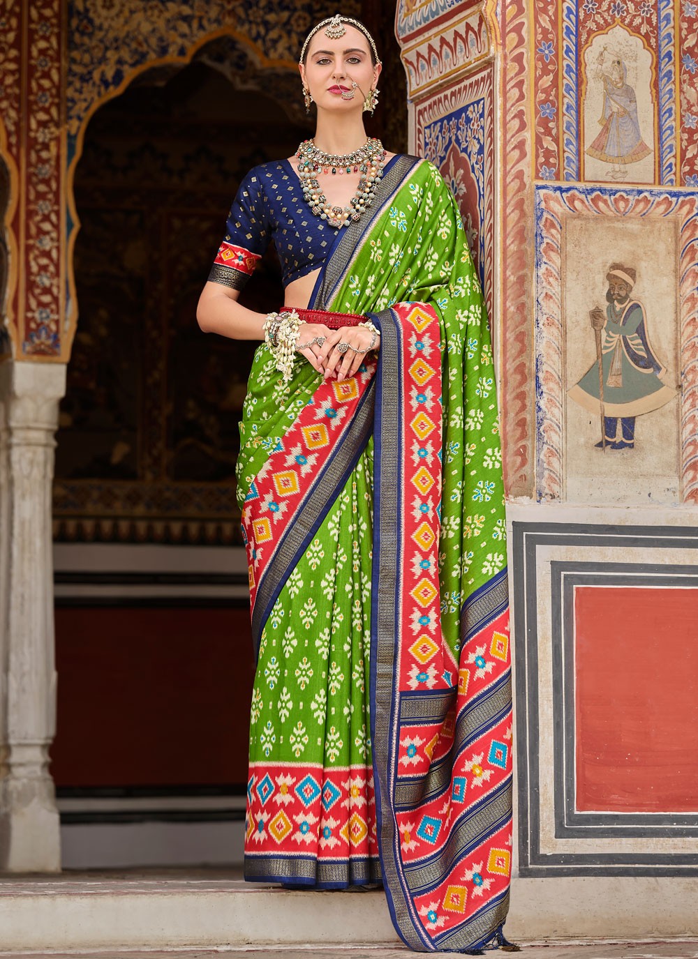 Classic Fancy Work Silk Saree - S8555