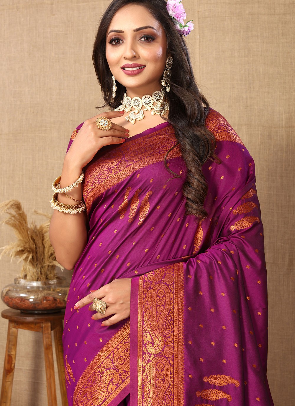 Classic Weaving Zari Silk Saree - S5472