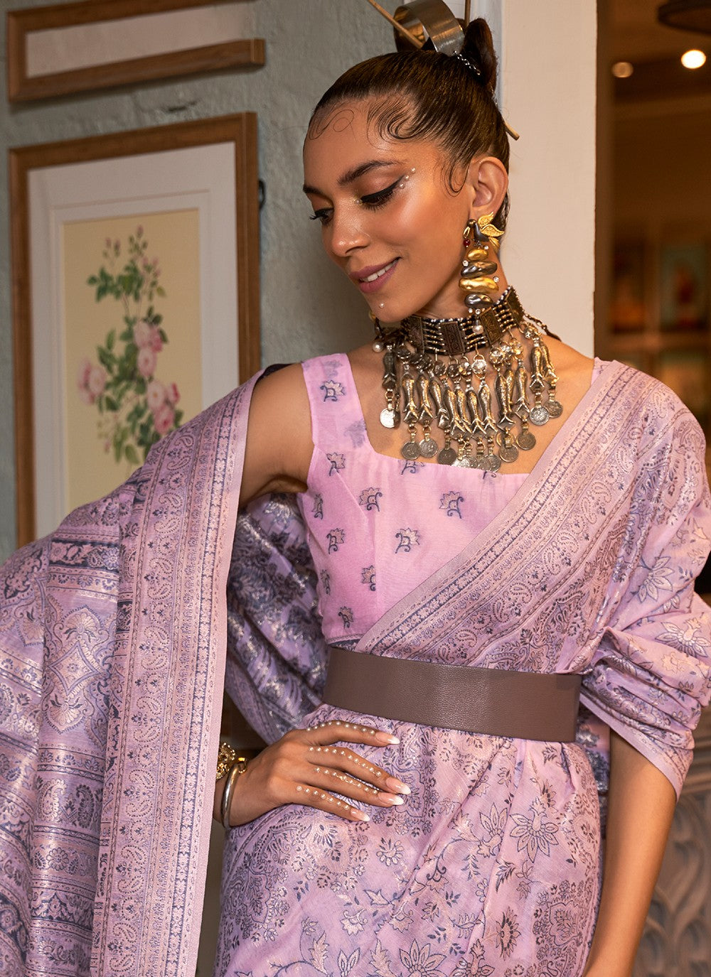 Trendy Weaving Zari Silk Saree - S3451