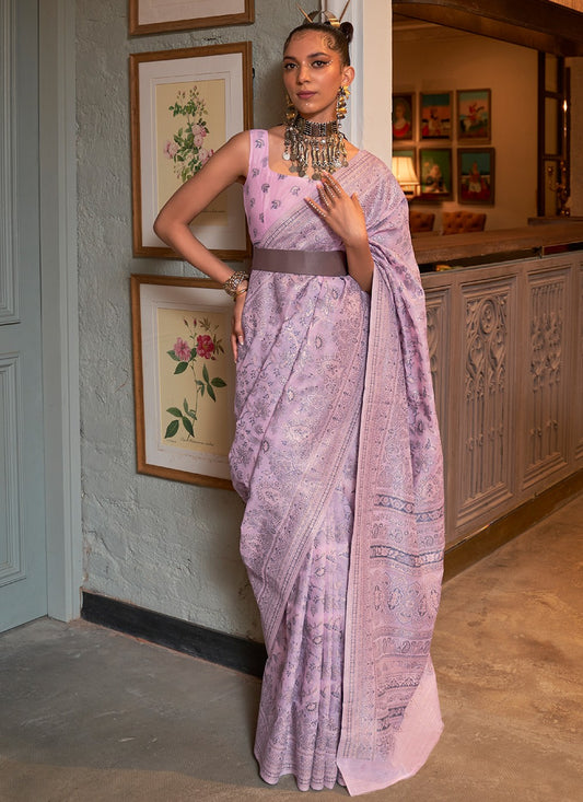 Trendy Weaving Zari Silk Saree - S3451