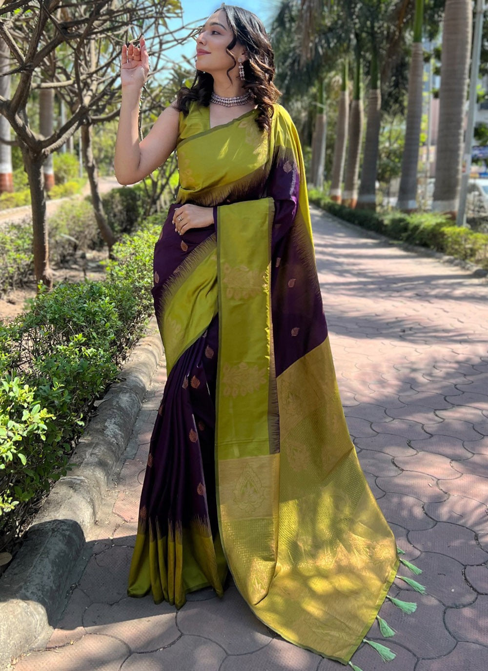 Traditional Weaving Zari Silk Saree - S8300