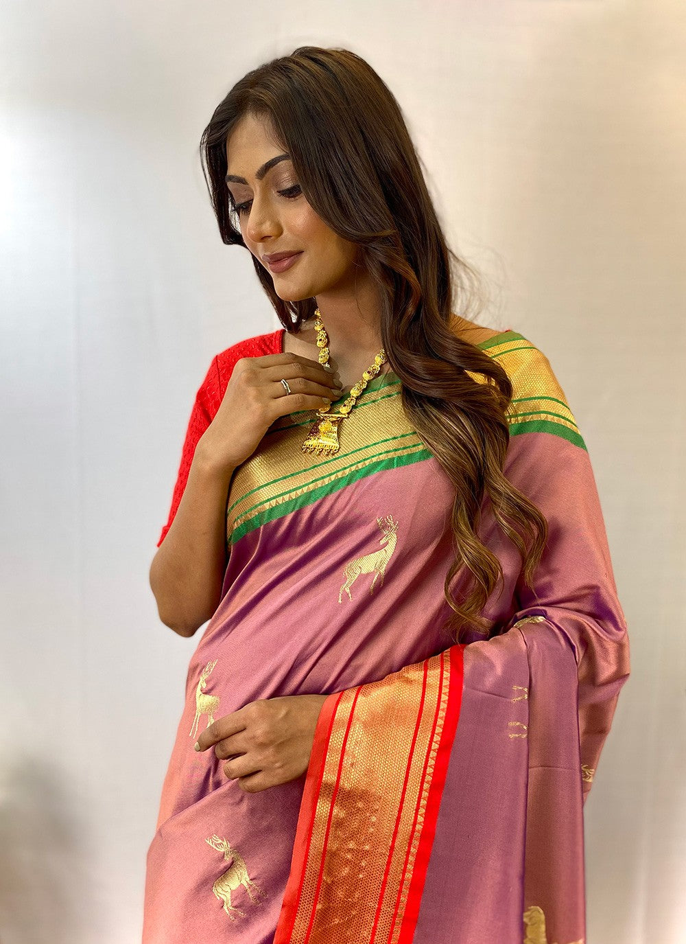 Classic Woven Silk Saree - S8442
