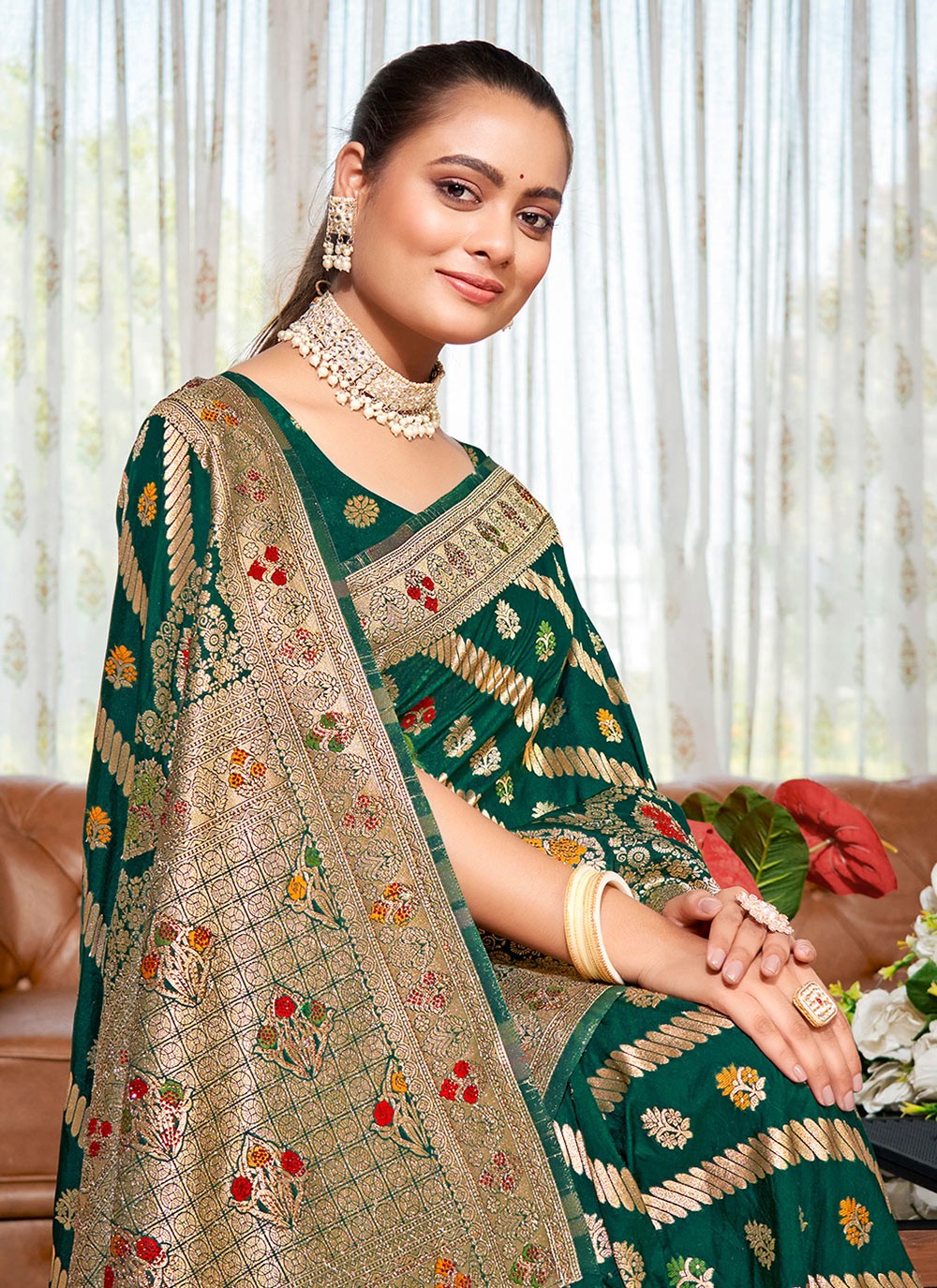 Traditional Woven Silk Saree - S6561