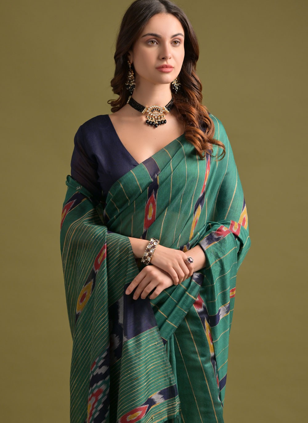 Printed Soft Cotton Saree - S11904