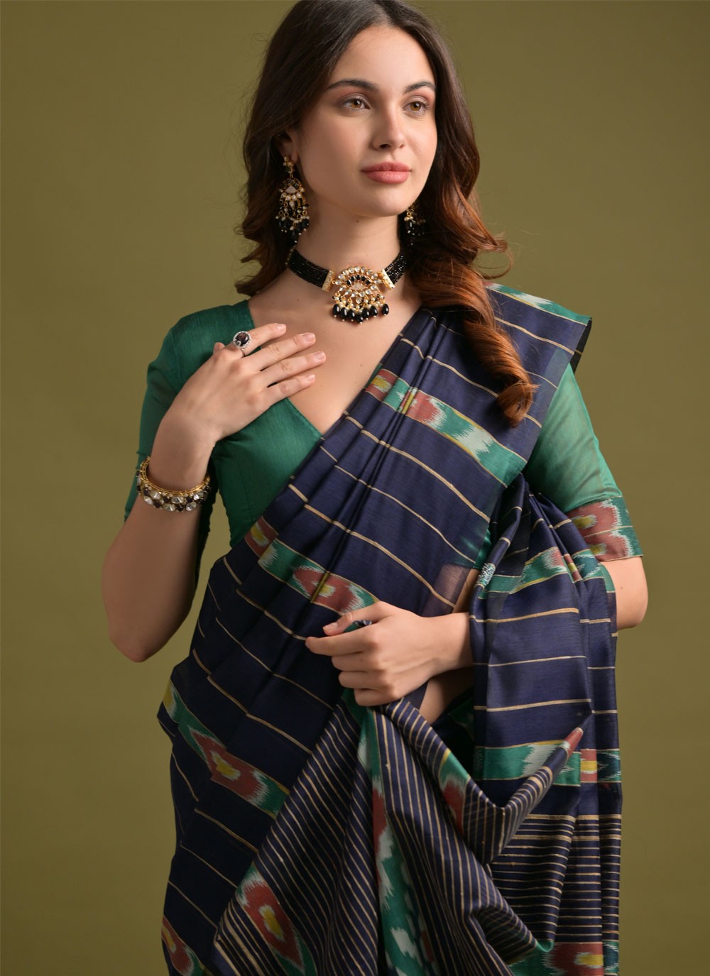 Printed Soft Cotton Saree - S11904