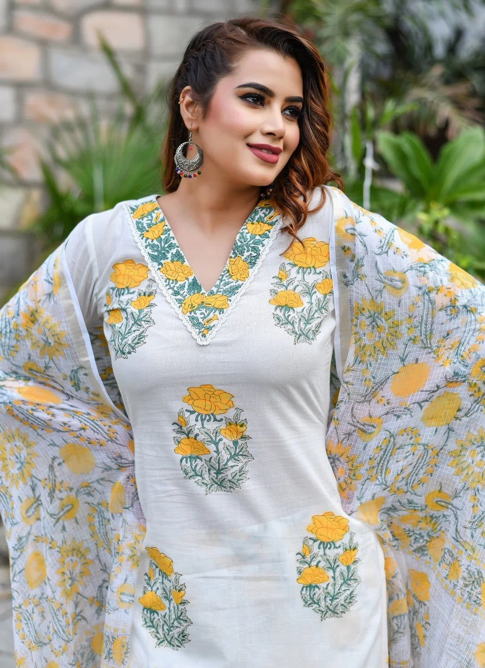 Cotton Straight Suit - T1289