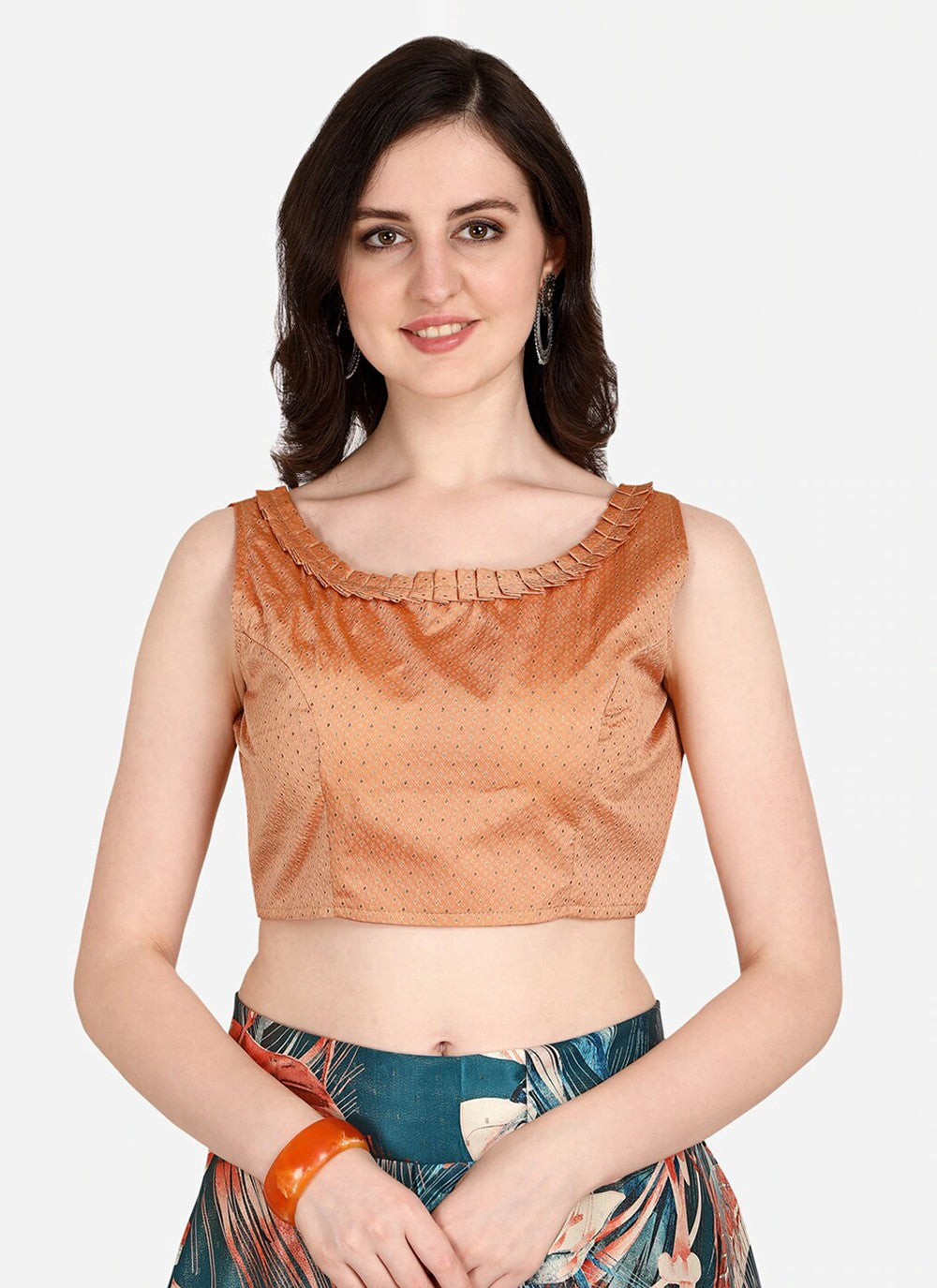 Digital Print Satin Silk A - Line Lehenga - L2124