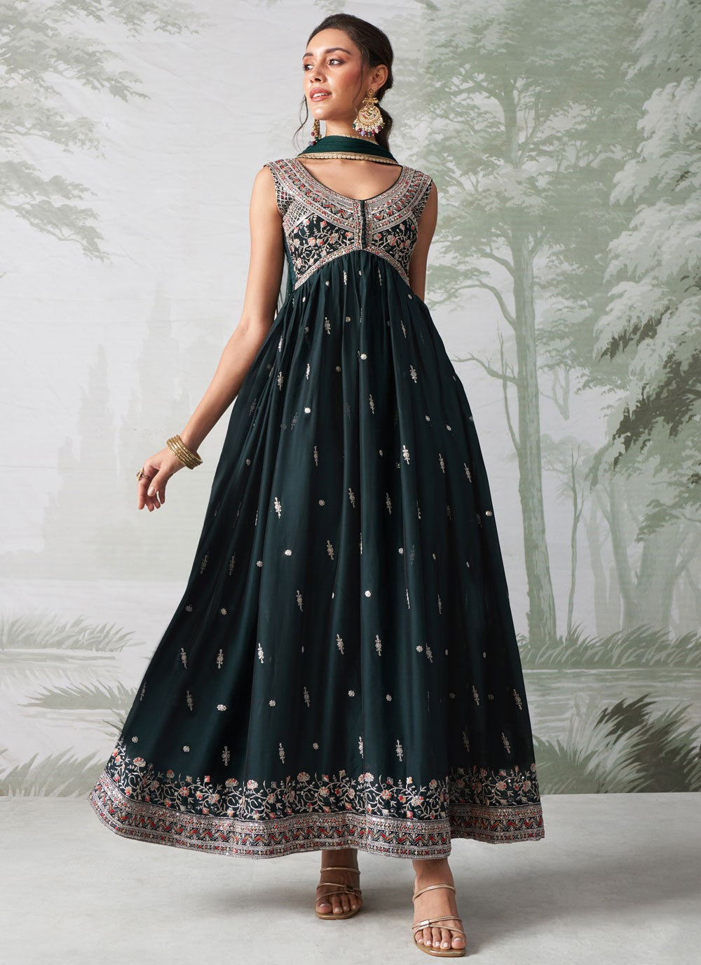 Georgette Salwar Suit - T3386
