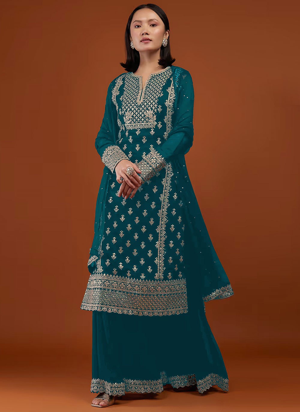 Georgette Salwar Suit - T997