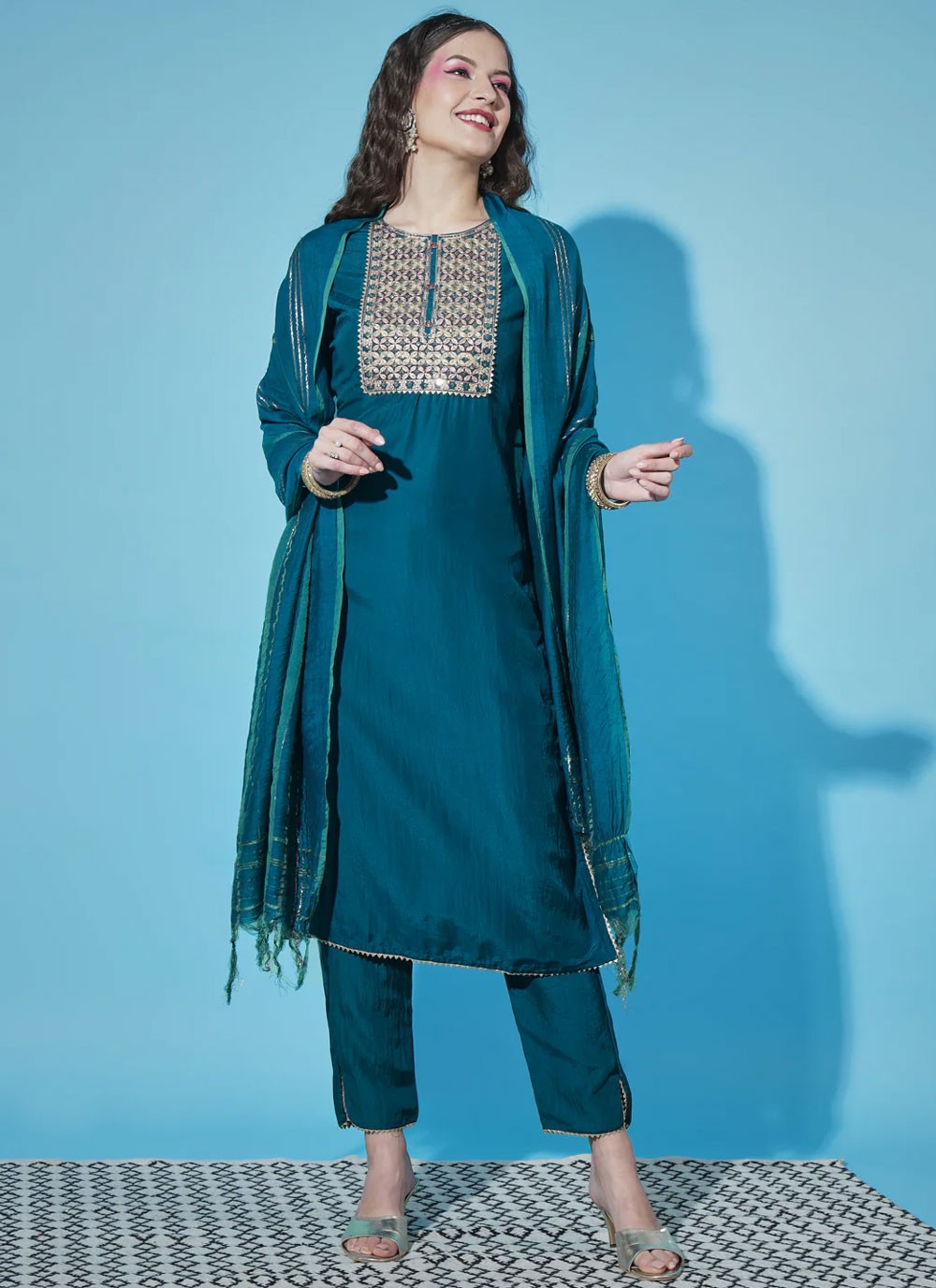 Cotton Silk Salwar Suit - T1618