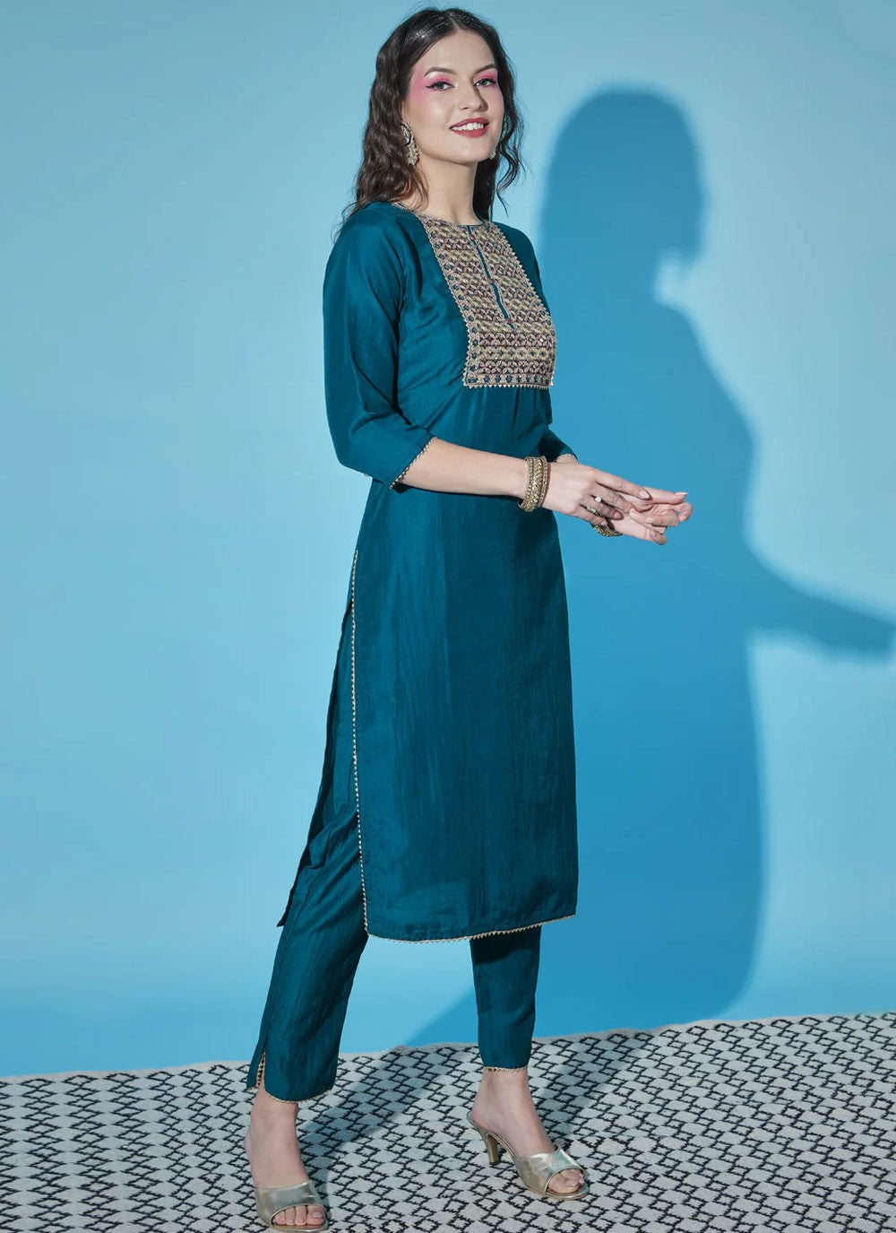 Cotton Silk Salwar Suit - T1618