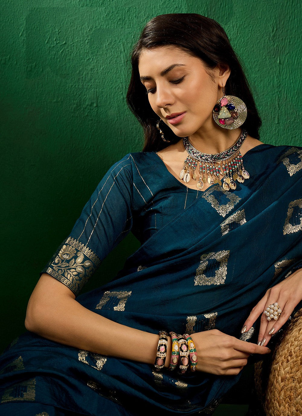 Casual Woven Art Silk Saree - S7308