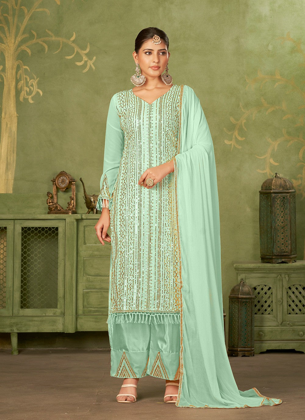 Georgette Salwar Suit - T2706