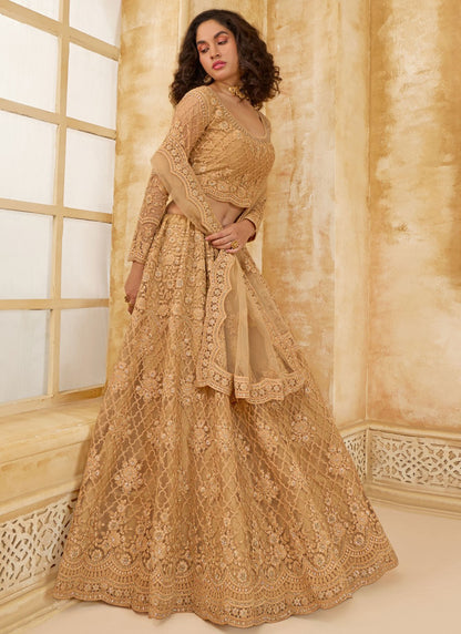 Cord Net A - Line Lehenga - L2858