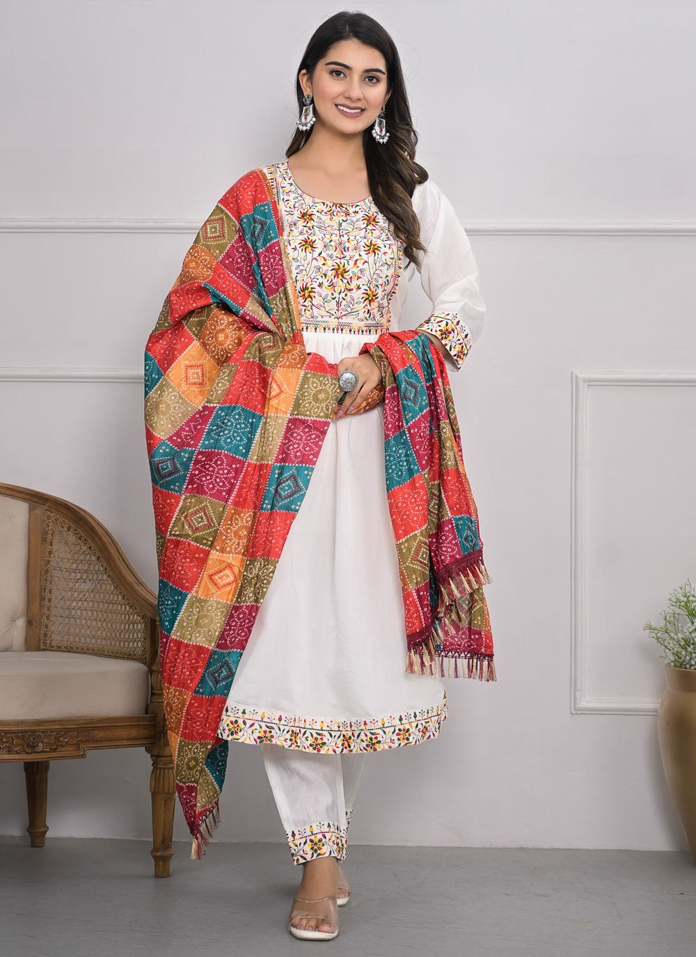 Silk, Viscose Salwar Suit - T3991