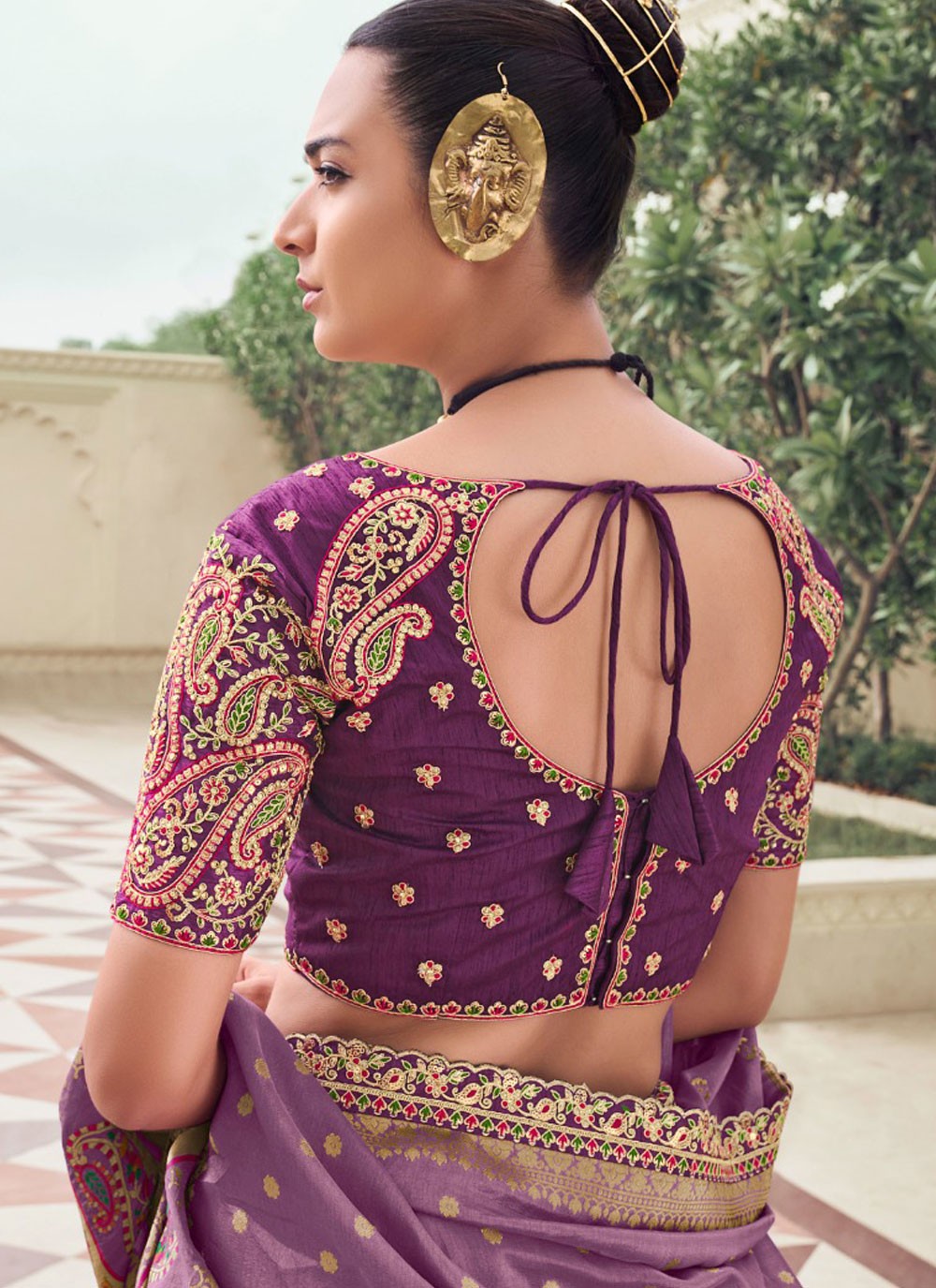 Chikankari Work Organza, Tissue A - Line Lehenga - L2696