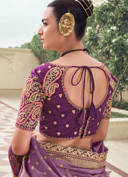 Chikankari Work Organza, Tissue A - Line Lehenga - L2696