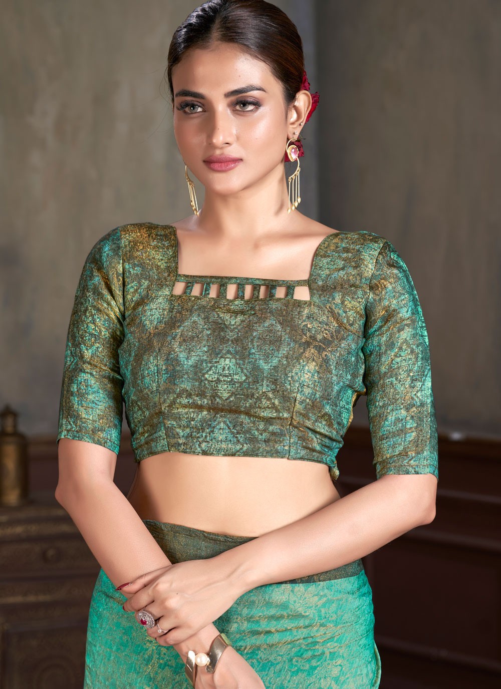 Classic Jacquard Work Silk Saree - S7402