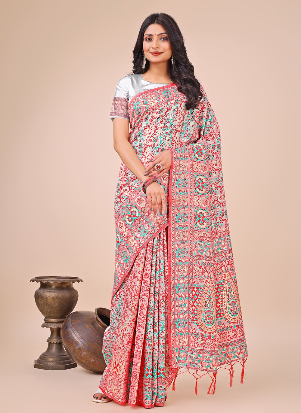 Printed Cotton Multi Colour Trendy Saree S15159