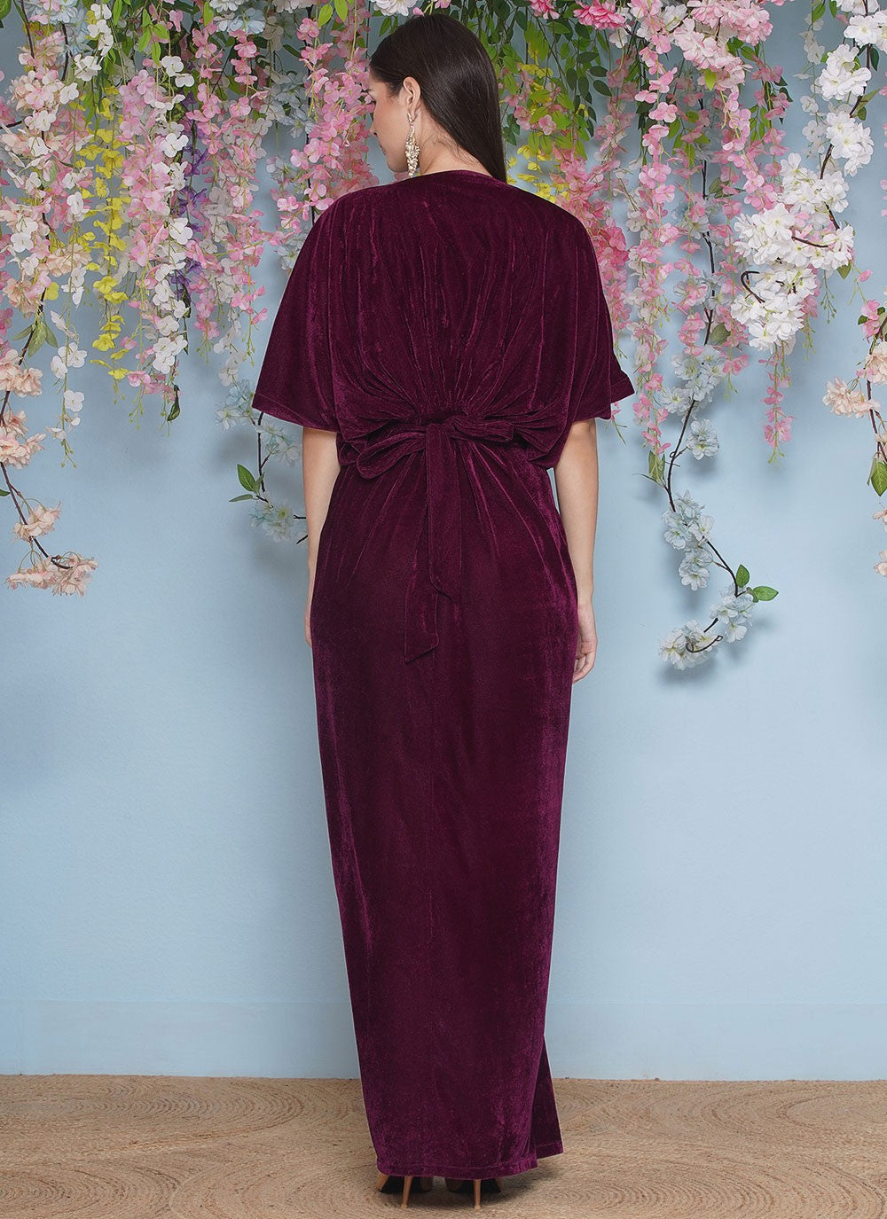 Embroidered Silk Gown - G1840