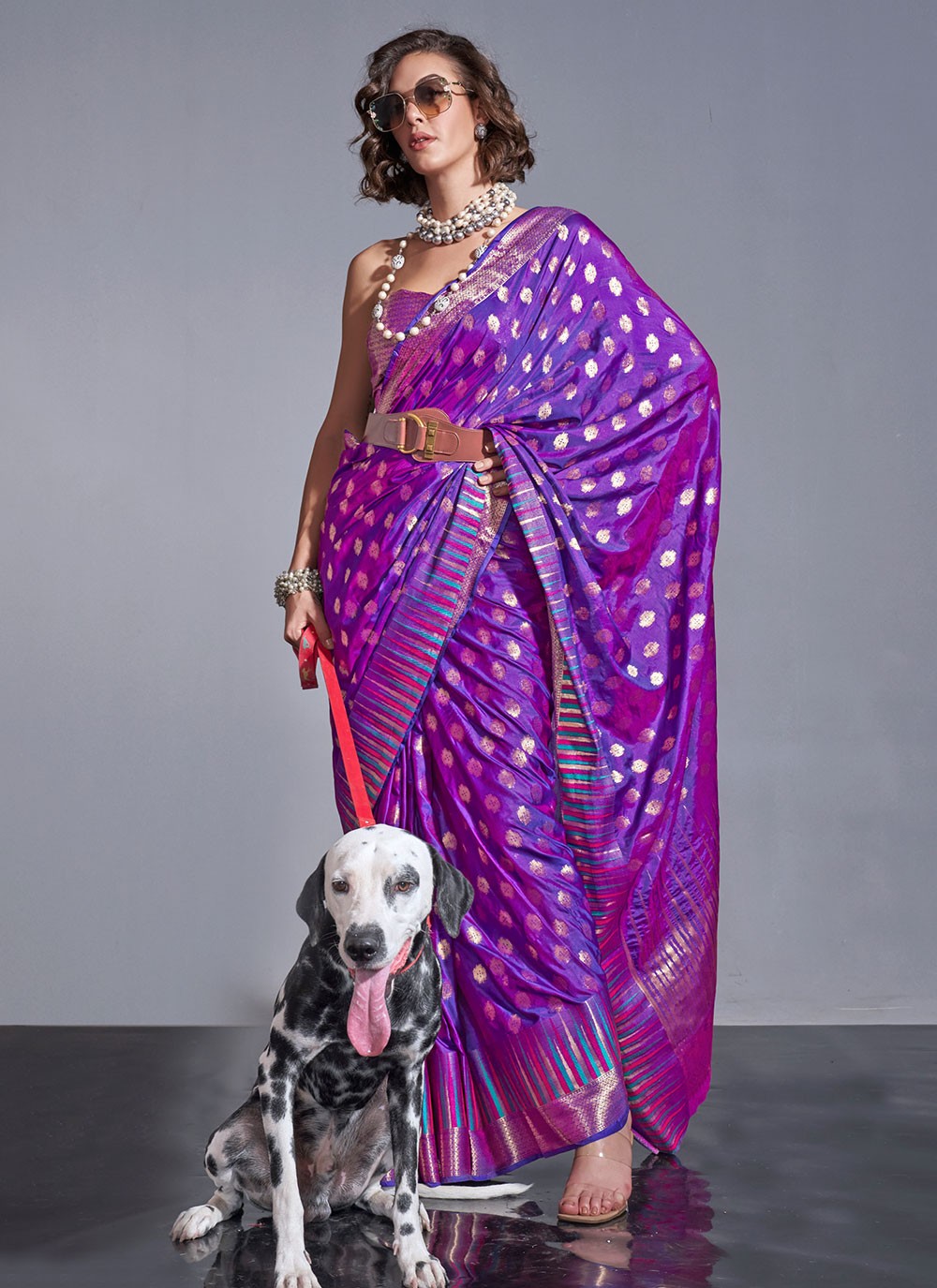 Trendy Woven Silk Saree - S5041