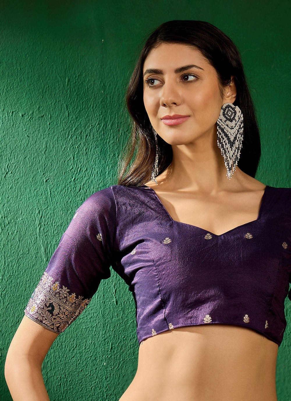 Casual Jacquard Work Cotton Saree - S6973